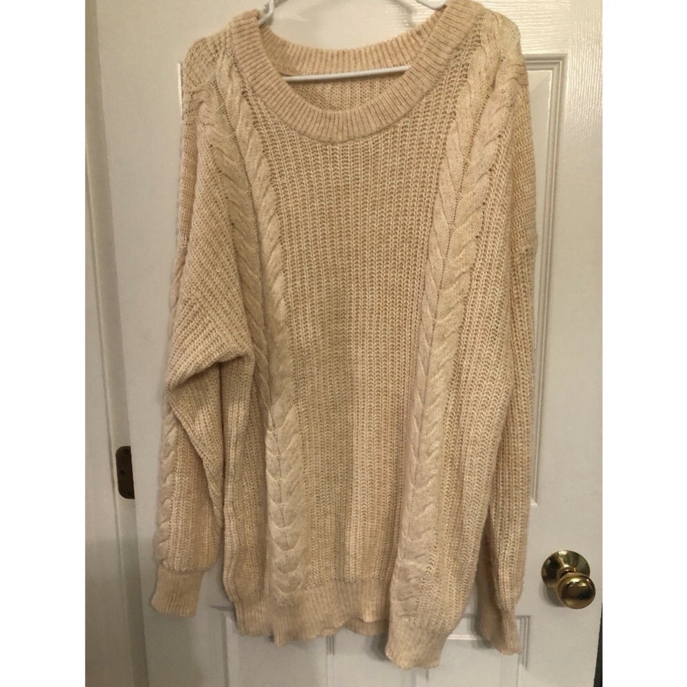 Oversized cozy sweater
